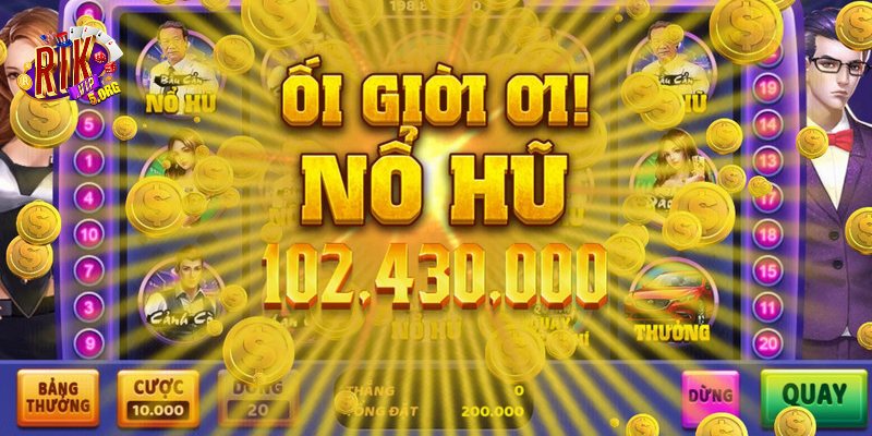 Cơ hội trúng thưởng khủng trong nổ hũ online