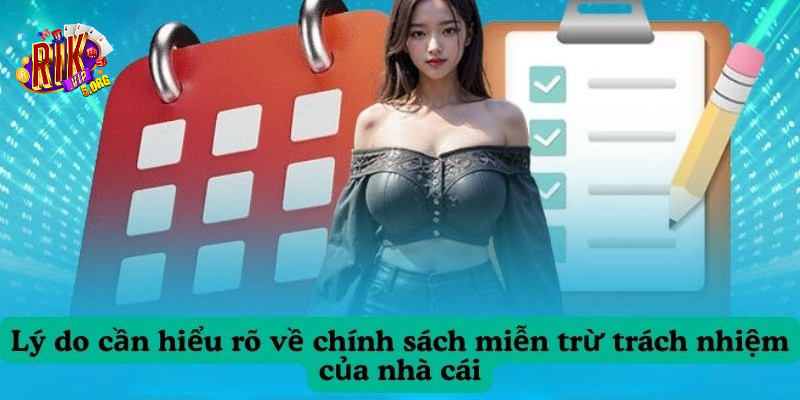 Người chơi cần hiểu rõ về miễn trừ trách nhiệm RIKVIP trước khi tham gia